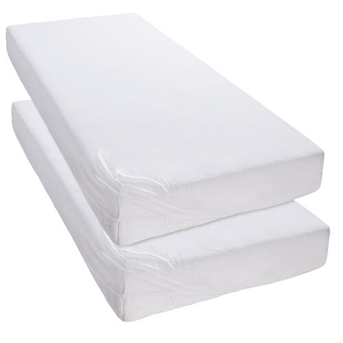 Primbausch 2er Pack Spannleint�cher 90 x 190 cm bis 100 x 200 cm