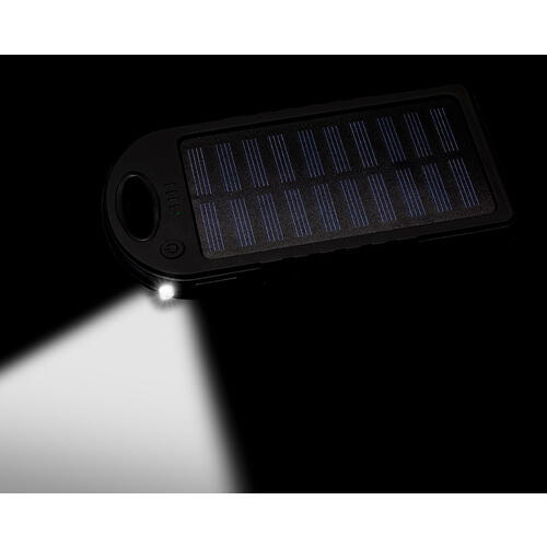 GRATIS - Solar-Powerbank mit Lampe